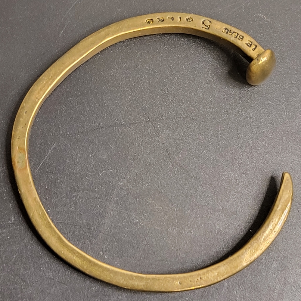 Giles & Brothers Railroad Spike Bracelet Cuff - Picture 2 of 8